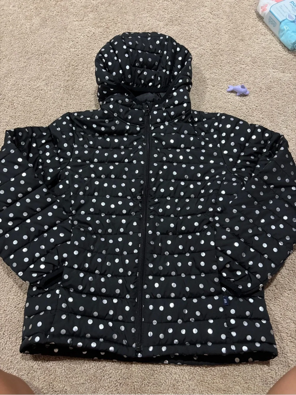 GAP Kids Black Quilted ColdControl Puffer Jacket